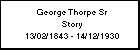 George Thorpe Sr Story