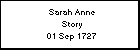 Sarah Anne Story